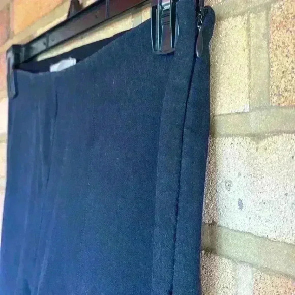 Vince Navy elastic waist with side zipper skinny pants trousers - Picture 4 of 10